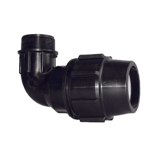 Plasson Metric Threaded Elbow